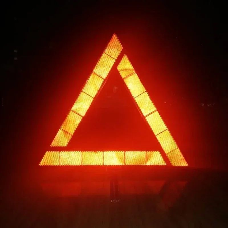Emergency Exit Sign - Car Triangle Reflective Tripod Emergency Breakdown