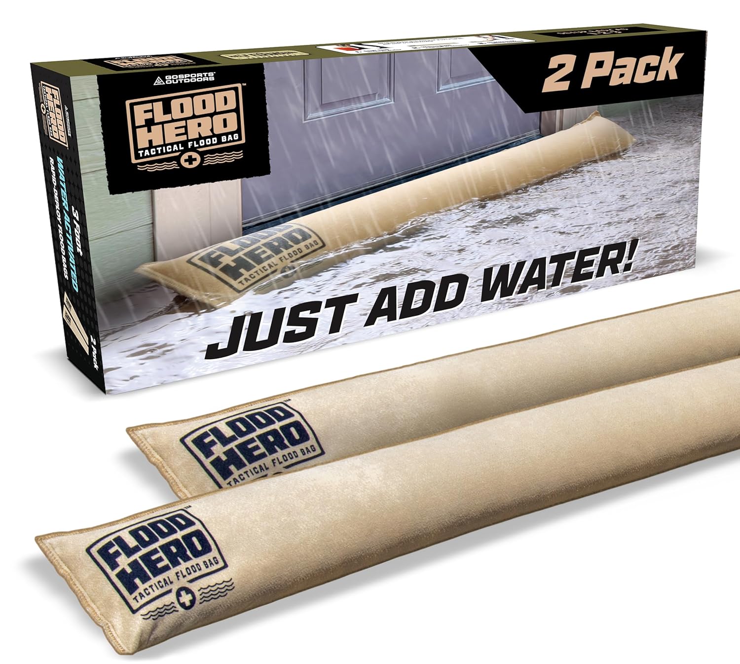Flood Barrier Bag - 3 ft Water Activated Sandbags -