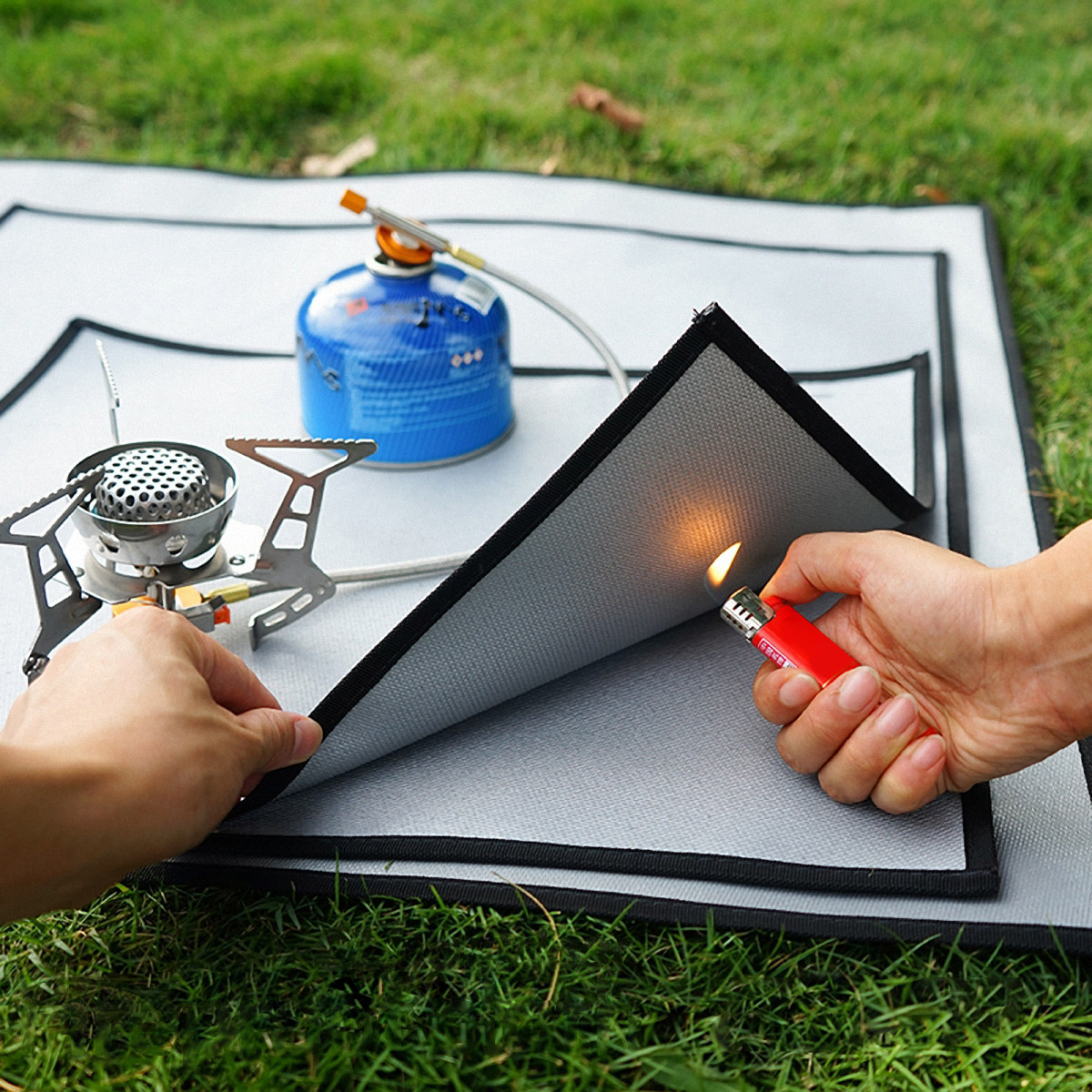 Fire Blanket Kitchen - 1Pcs Fire Blanket Silver Fire Retardant