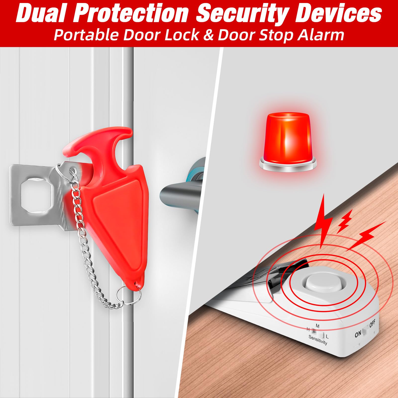 Portable Door Stop Alarm Trave - Door Stop Alarm recensie en prijs