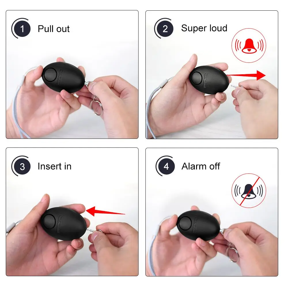 Cheap Self Defense Alarm 120dB - Personal Alarm Keychain recensie en prijs