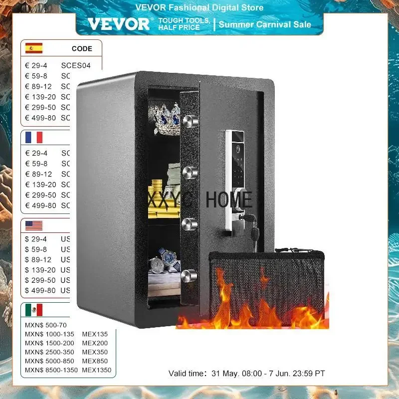 Electric Safe 2.2/1.8 Cubic Fe - Fire Safe Document recensie en prijs