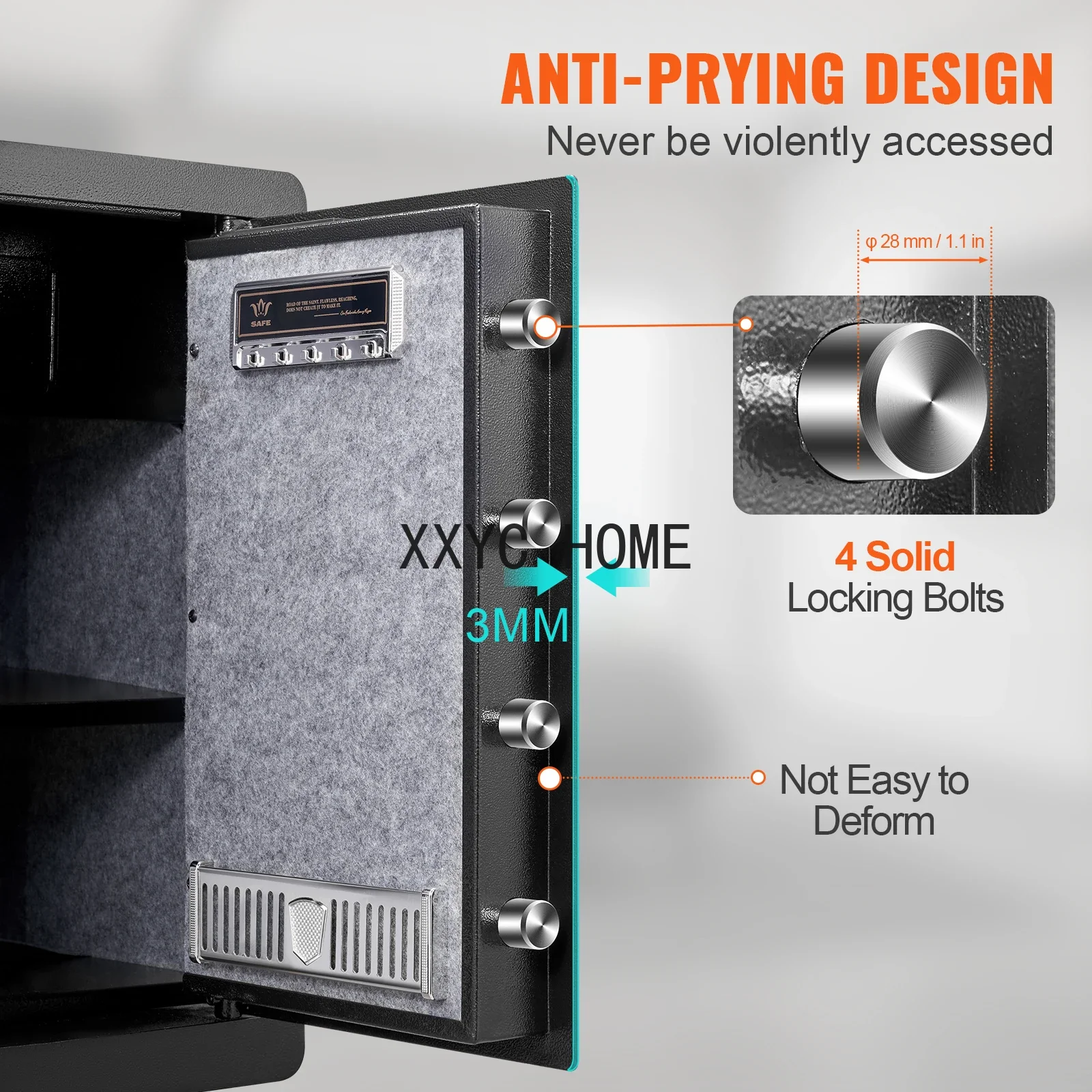 Electric Safe 2.2/1.8 Cubic Fe - Fire Safe Document recensie en prijs