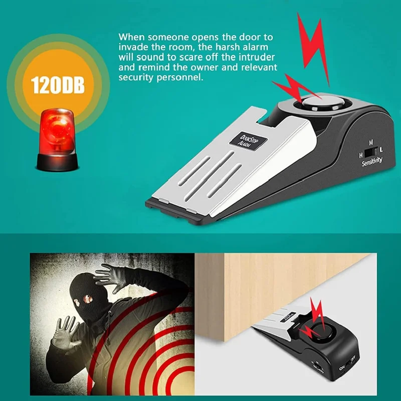 120db Wireless Door Stop Stopp - Door Stop Alarm recensie en prijs