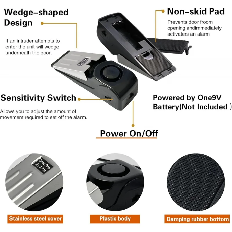 120db Wireless Door Stop Stopp - Door Stop Alarm recensie en prijs