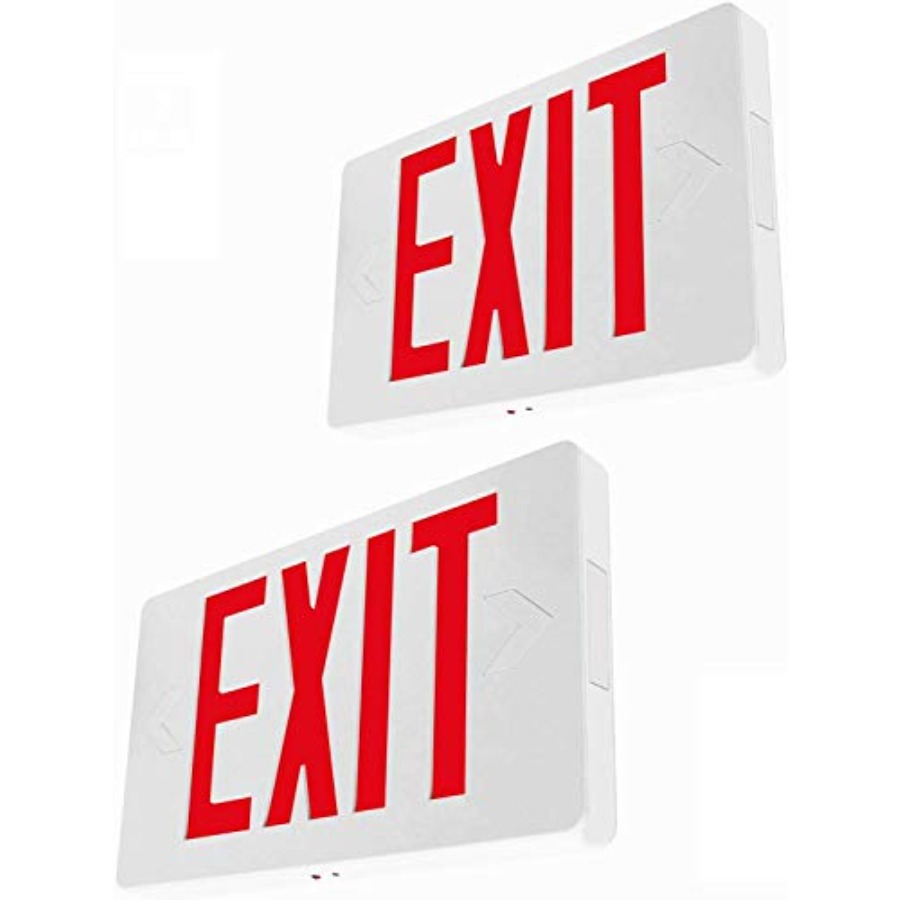 Ultra Slim LED Exit Sign, Red  - Emergency Exit Sign recensie en prijs