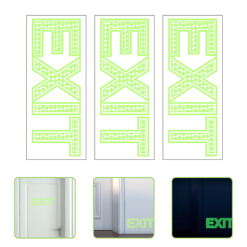 3Pcs Exit Signs Night Luminous - Emergency Exit Sign recensie en prijs