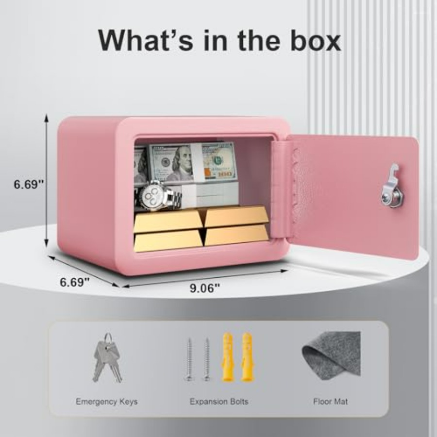 0.23 Cubic Small Safe Box for  - Lockbox Key Secure recensie en prijs