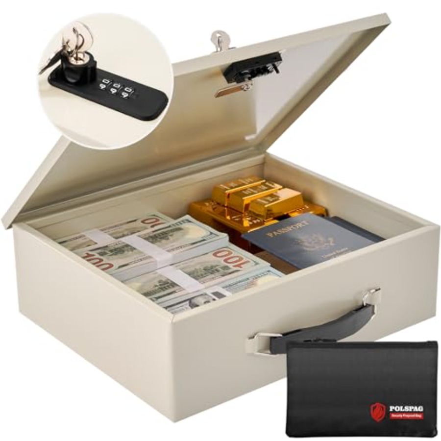 Fireproof Document Box with Ke - Fire Safe Document recensie en prijs