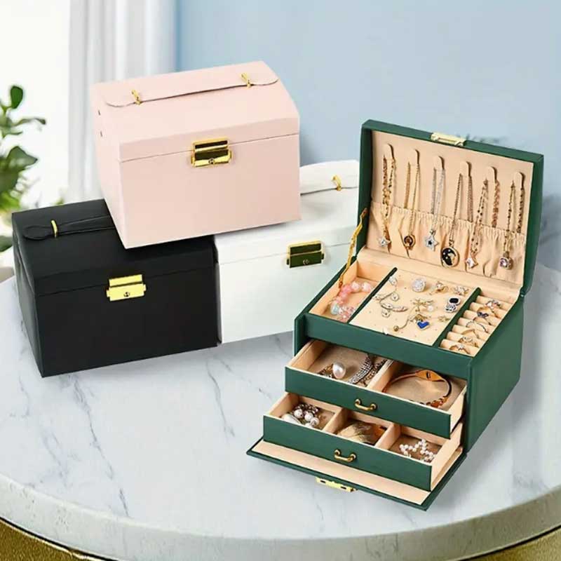 Three Drawer Handheld Jeweller - Lockbox Key Secure recensie en prijs