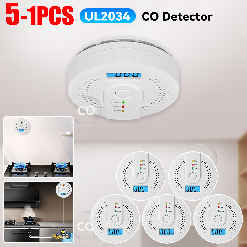 Digital Carbon Monoxide Detect - Smoke Detector Interconnected recensie en prijs