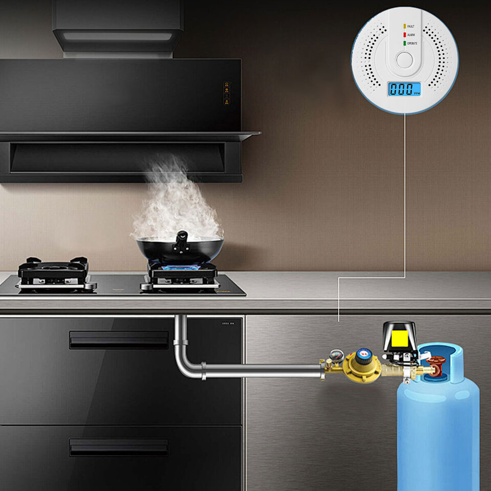 Digital Carbon Monoxide Detect - Smoke Detector Interconnected recensie en prijs