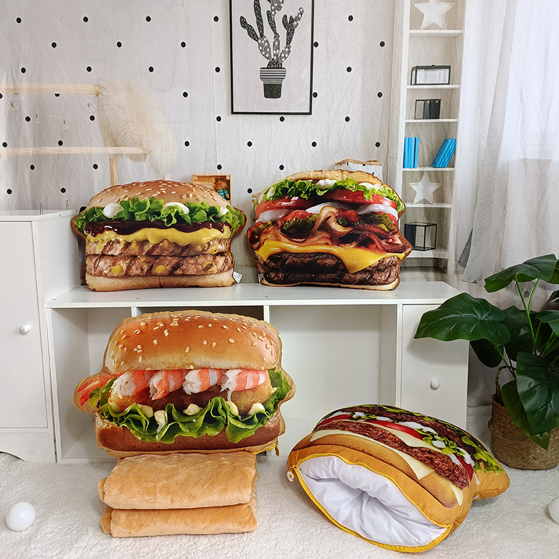 Lifelike Plush Hamburger Pillo - Fire Blanket Kitchen recensie en prijs
