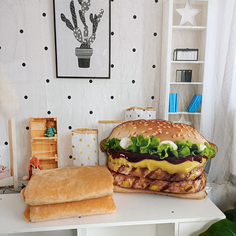 Lifelike Plush Hamburger Pillo - Fire Blanket Kitchen recensie en prijs