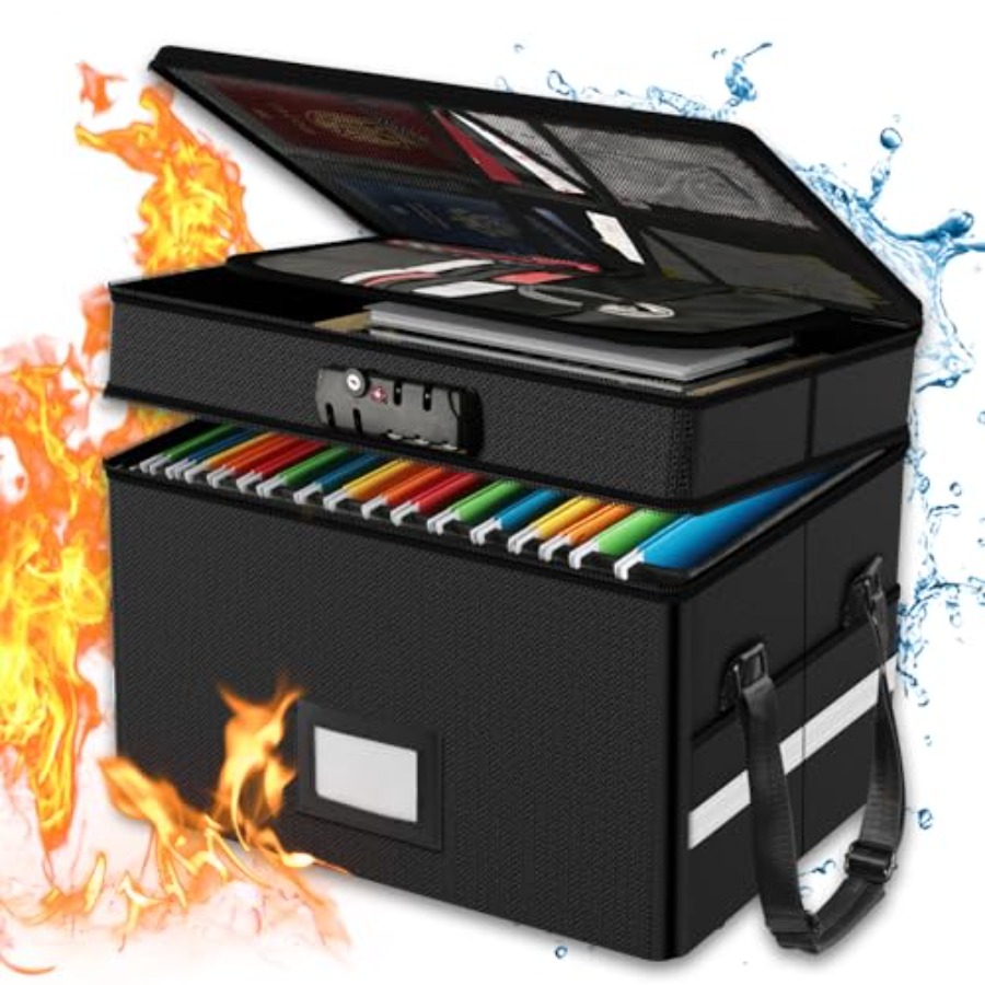 Fireproof Document Box with Lo - Fire Safe Document recensie en prijs