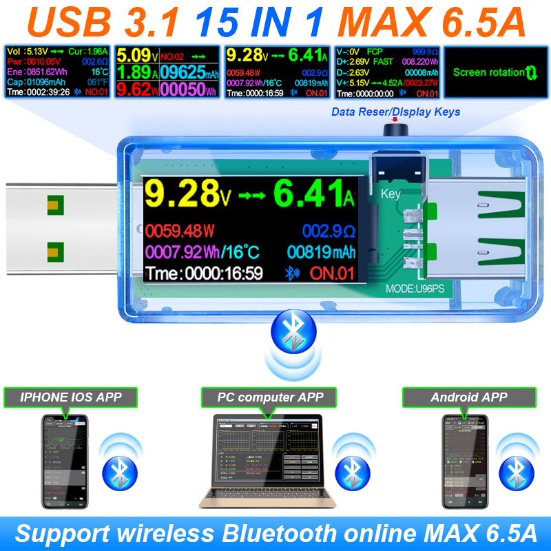 15 IN 1 USB 3.1 Tester DC Digi - Co Detector Plug recensie en prijs