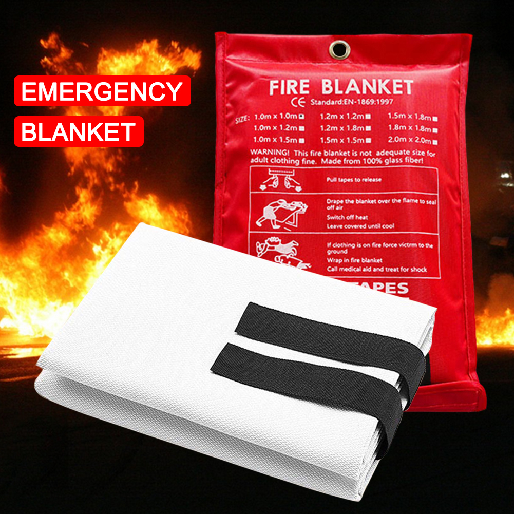 Fire Blanket Fiberglass Fire B - Fire Blanket Kitchen recensie en prijs