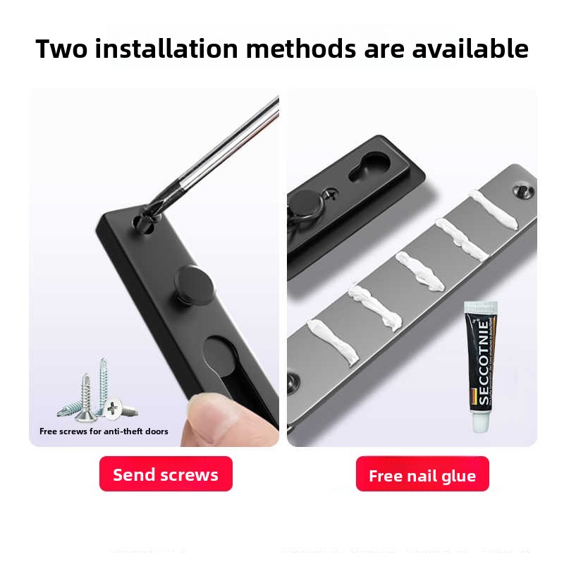 No Drill Stainless Steel Secur - Security Chain Door recensie en prijs