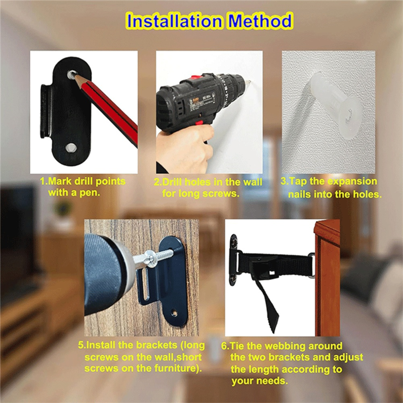 Fresh Anti Tip Furniture Ancho - Earthquake Anchor Strap recensie en prijs