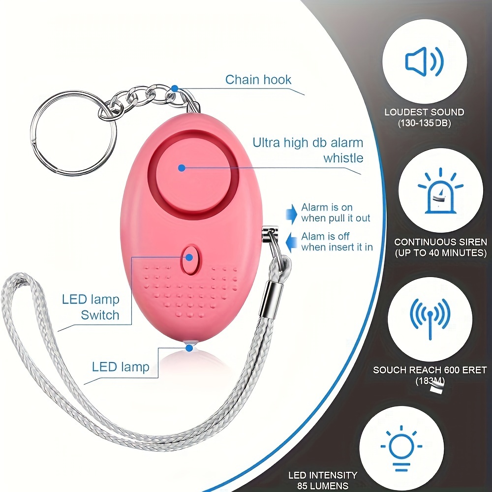 130dB Personal Safety Alarm wi - Personal Alarm Keychain recensie en prijs