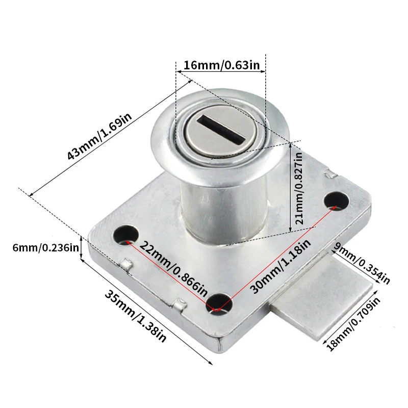 Drawer lock with key, used for - Medicine Cabinet Lock recensie en prijs