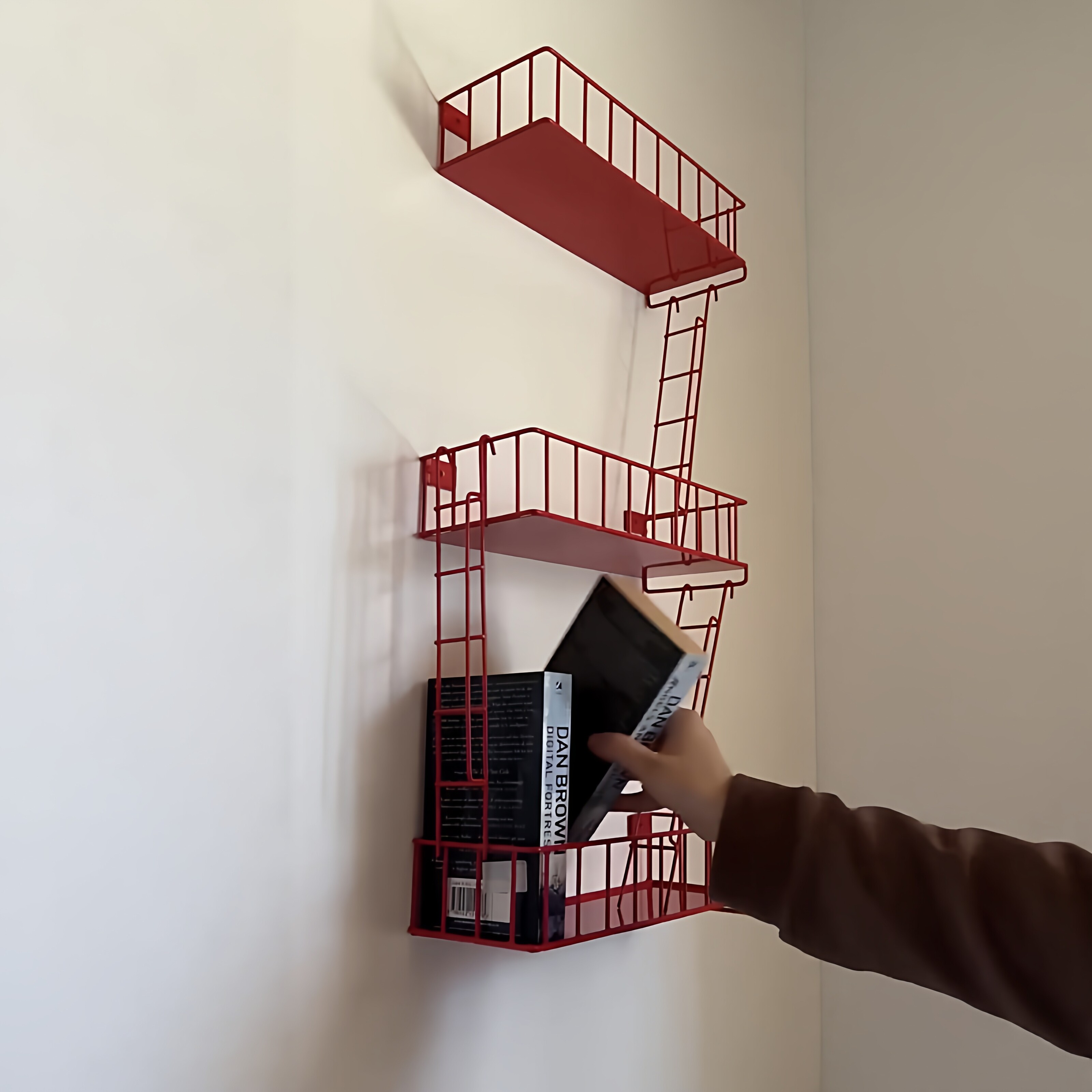 Fire Escape Wall Shelf, 3-Tier - Fire Escape Ladder recensie en prijs
