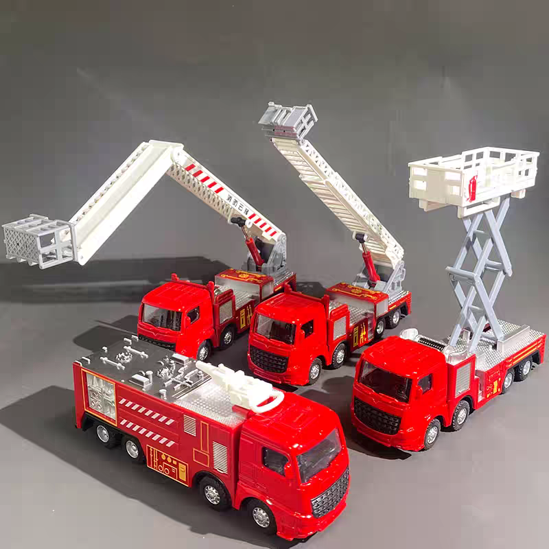 1:55 Diecast Fire Truck Model  - Fire Escape Ladder recensie en prijs