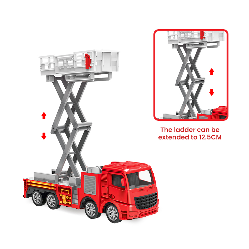 1:55 Diecast Fire Truck Model  - Fire Escape Ladder recensie en prijs