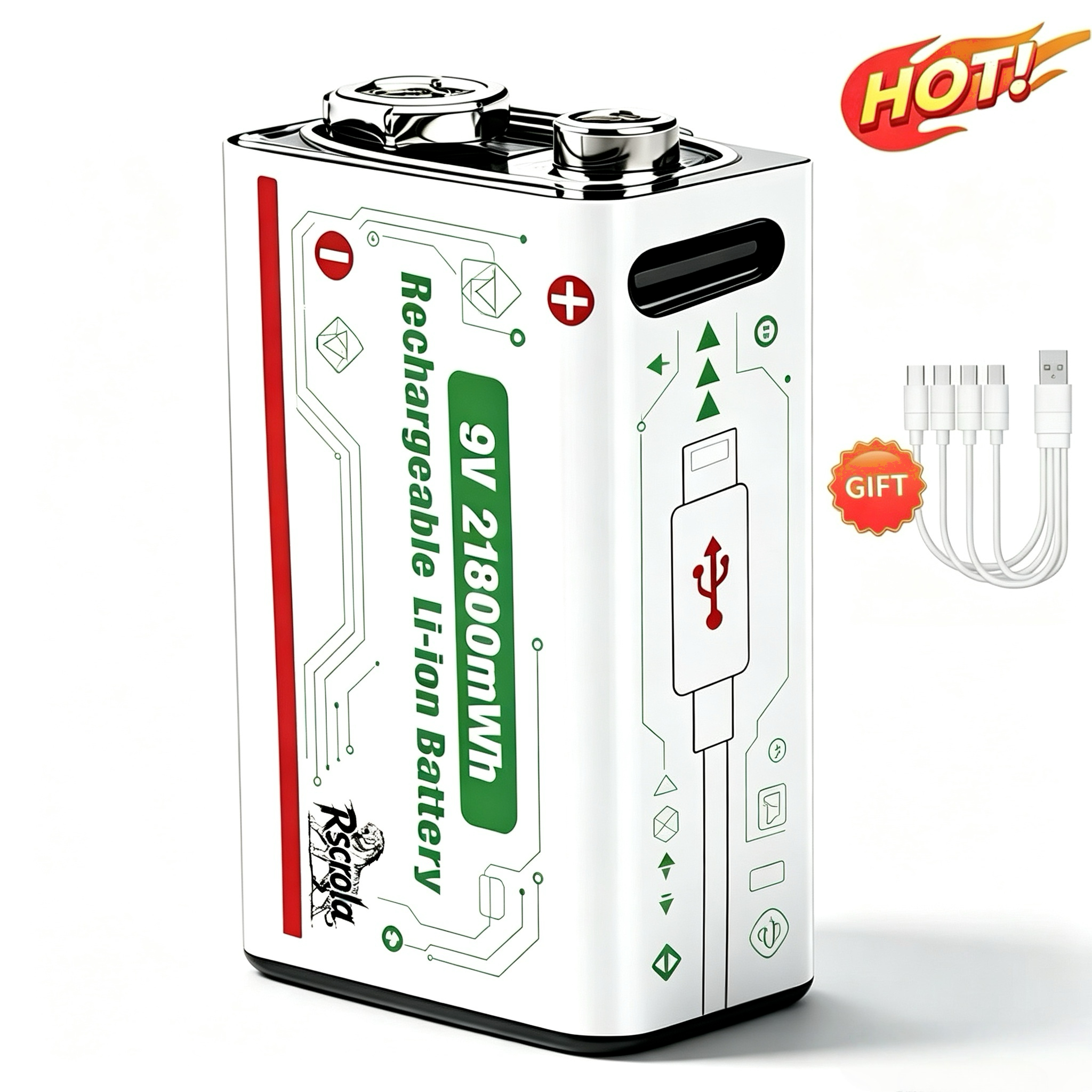 9V 21800mWh Rechargeable Lithi - Smoke Detector Interconnected recensie en prijs
