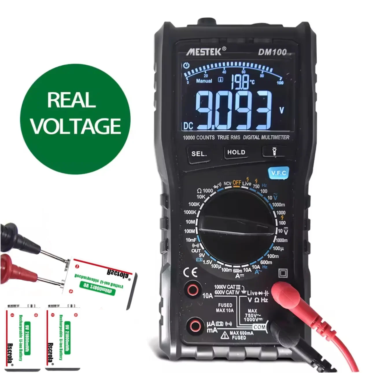 9V 21800mWh Rechargeable Lithi - Smoke Detector Interconnected recensie en prijs