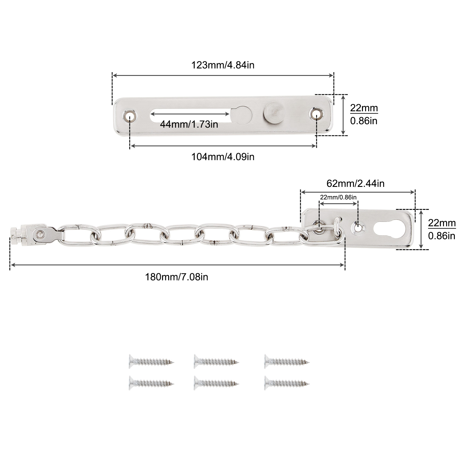 Solid Security Door Sliding Ch - Security Chain Door recensie en prijs