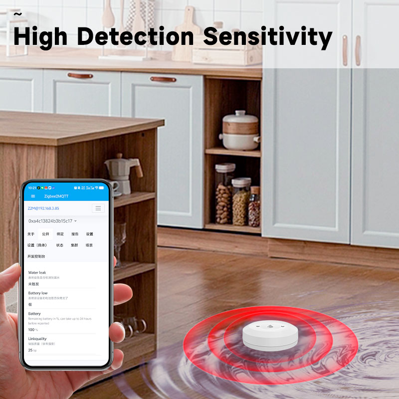 Smart ZigBee3.0 2MQTT Water Le - Water Alarm Sensor recensie en prijs