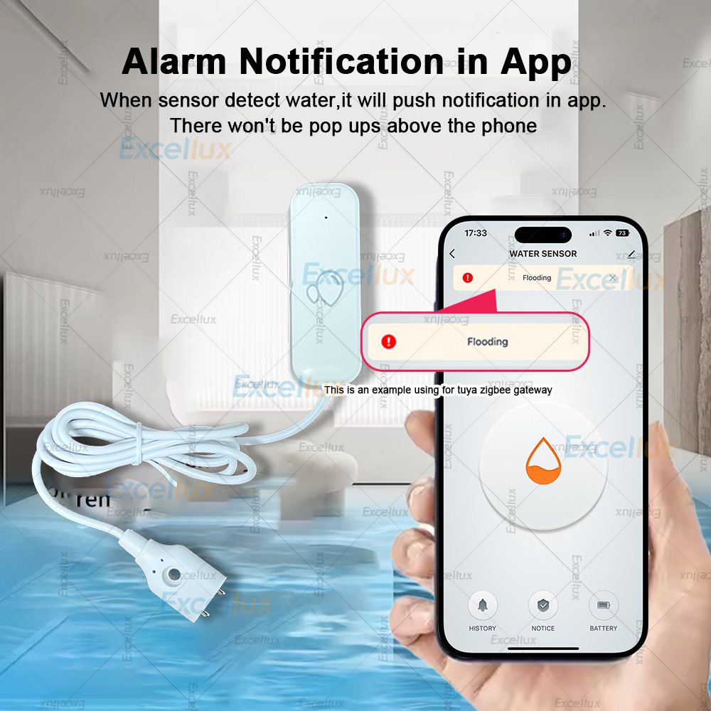 Zigbee Smart Water Leak Sensor - Water Alarm Sensor recensie en prijs