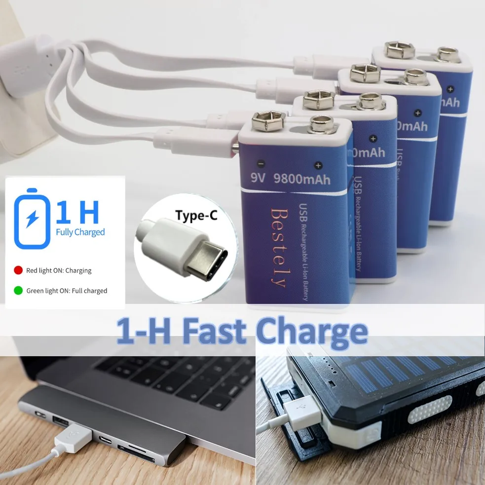 Rechargeable 9V Battery, 9800m - Smoke Detector Interconnected recensie en prijs