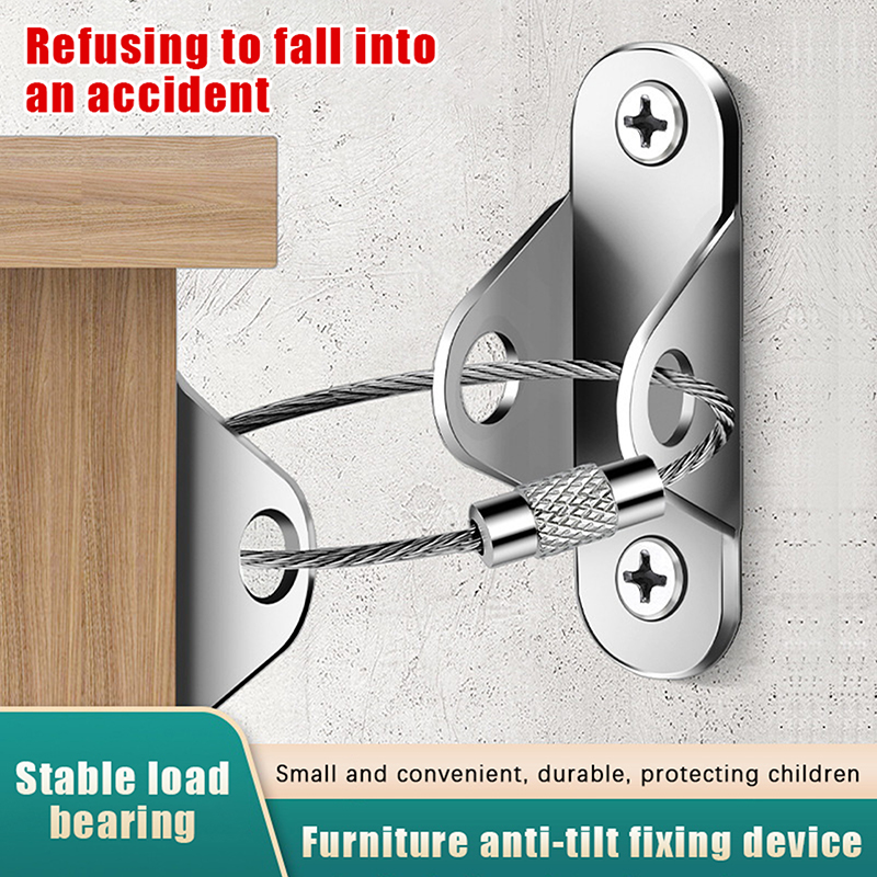 1Set Anti-Tip Furniture Anchor - Earthquake Anchor Strap recensie en prijs