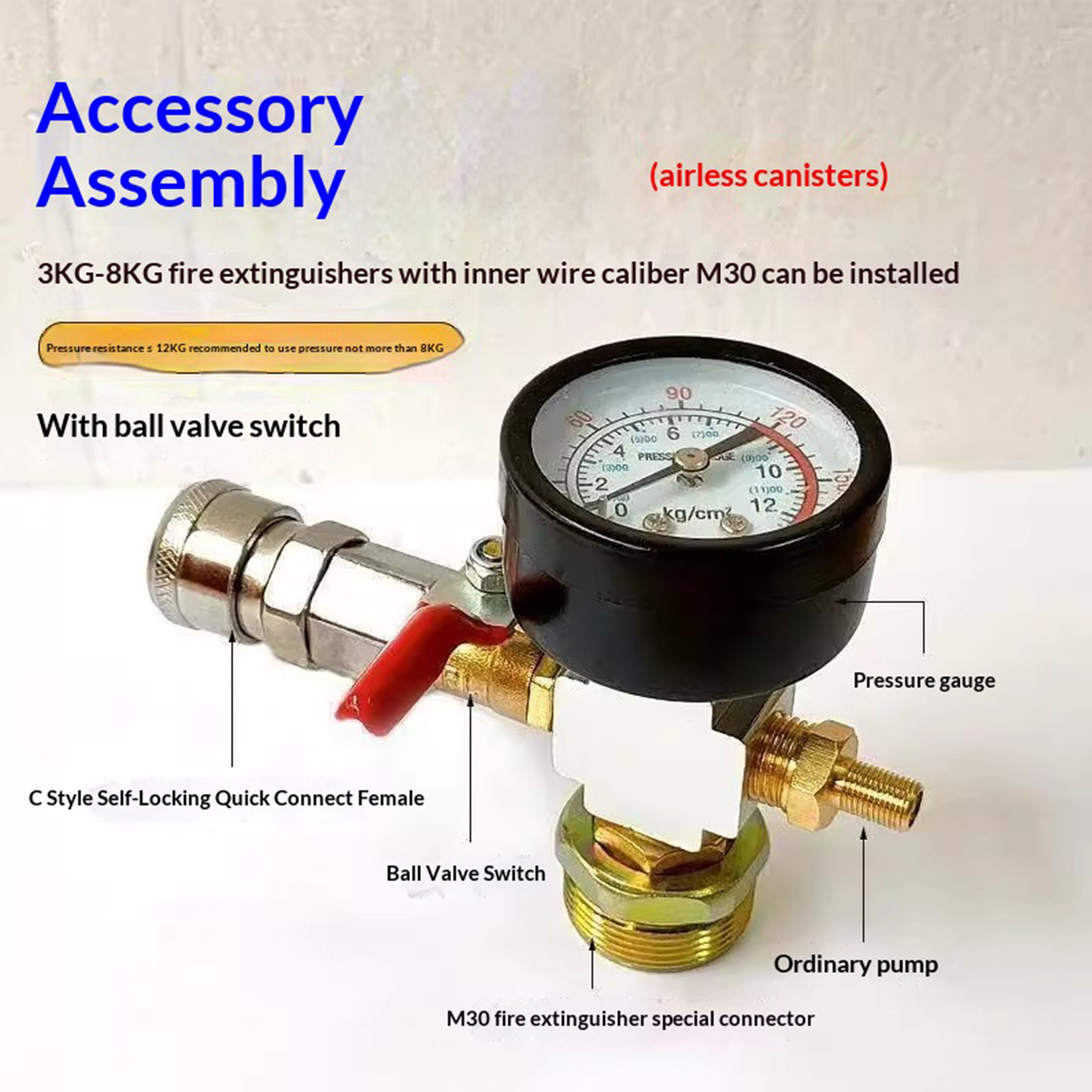Small Air Tank Pressures Adapt - Fire Extinguisher Small recensie en prijs