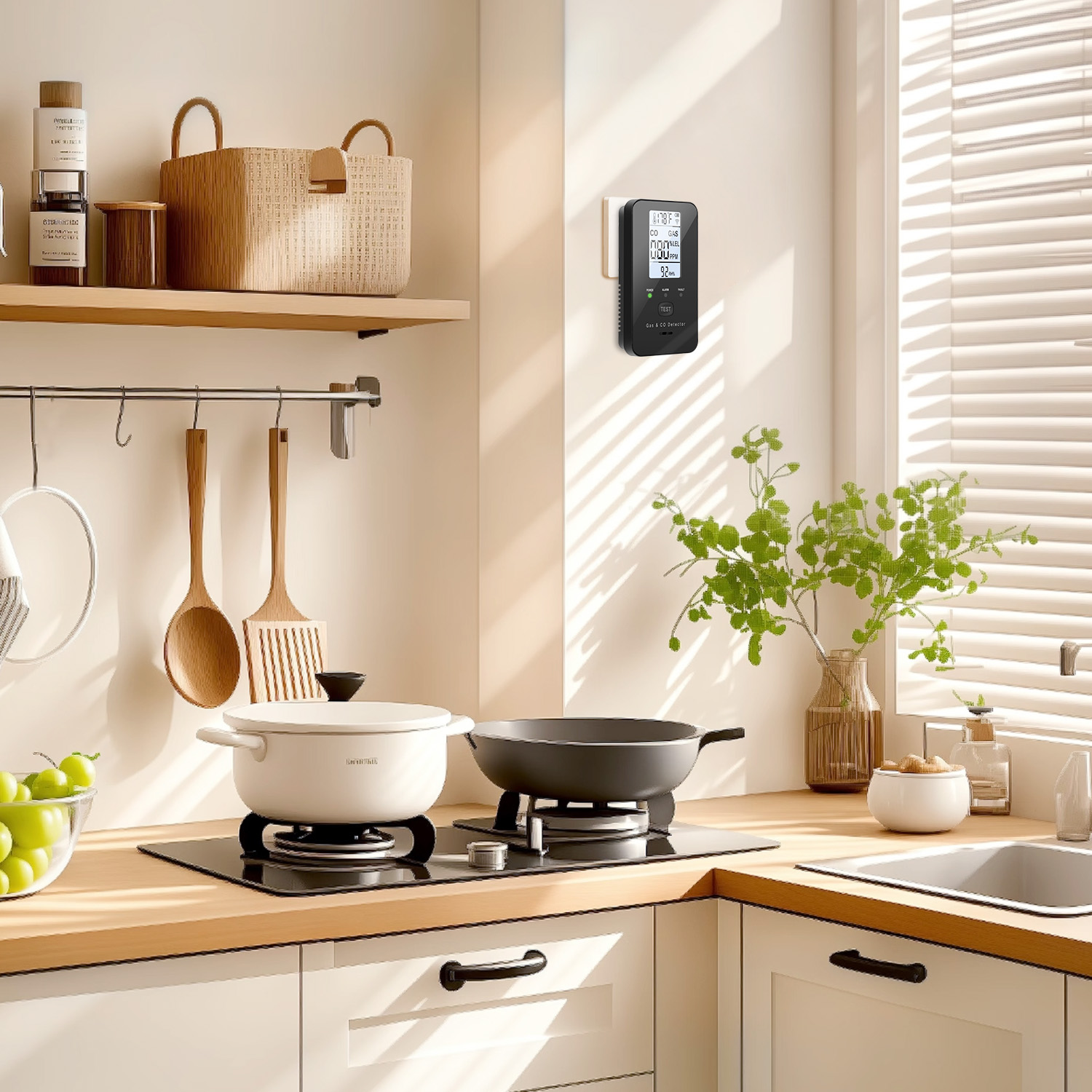 Natural Gas & Carbon Monoxide  - Co Detector Plug recensie en prijs