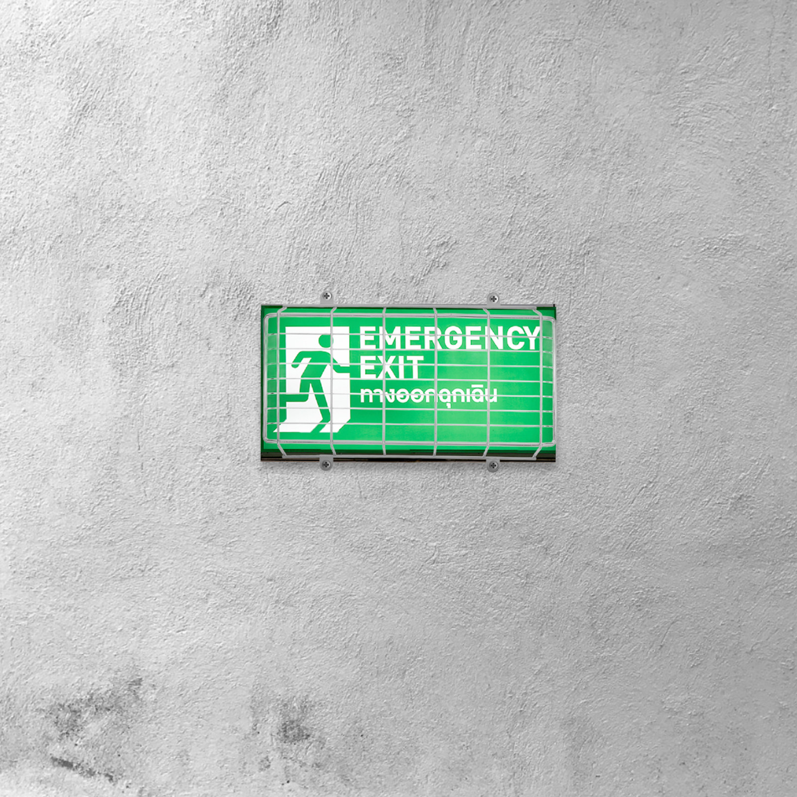 Iron LED Exit Sign Protective  - Emergency Exit Sign recensie en prijs