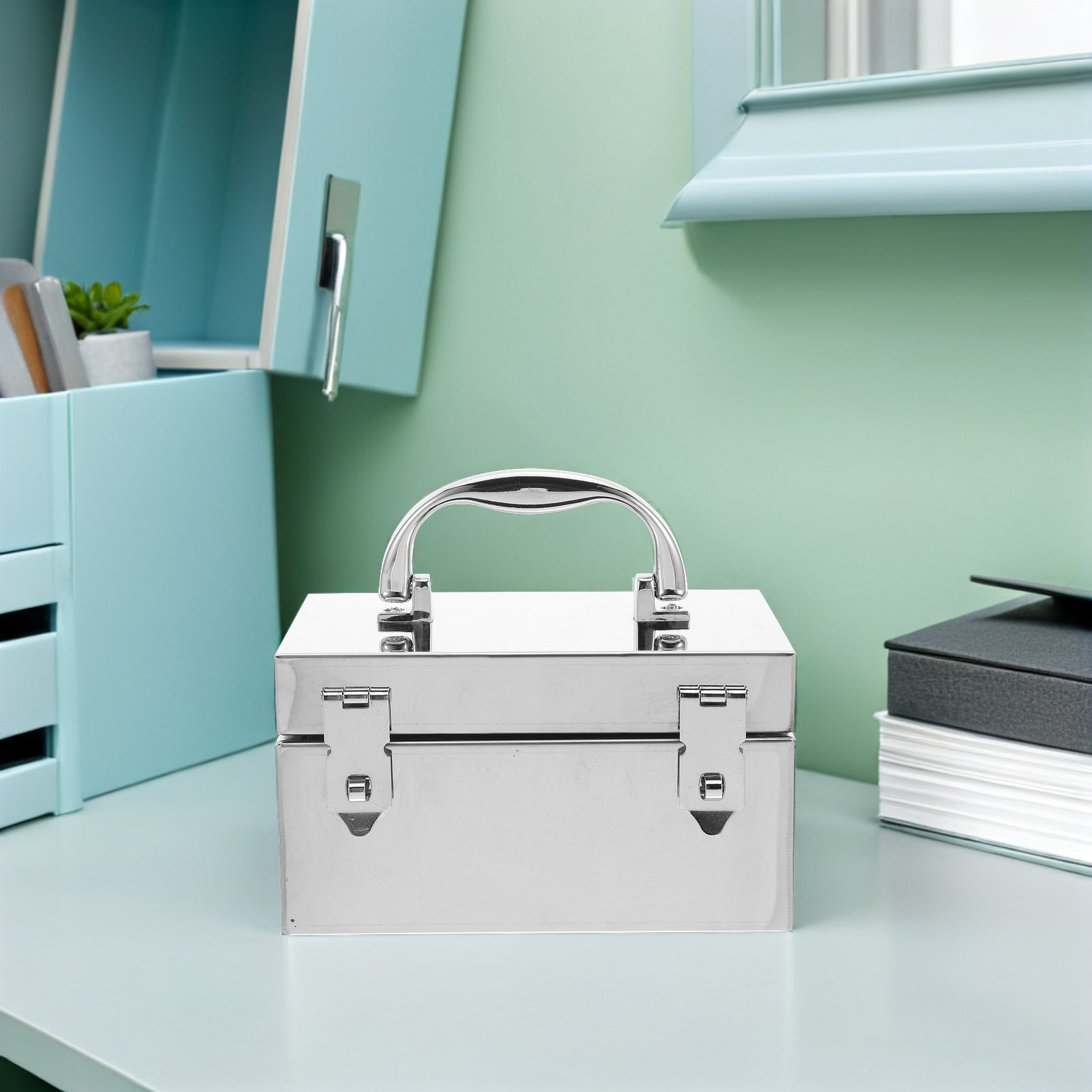 Lockable Stainless Steel Cash  - Lockbox Key Secure recensie en prijs