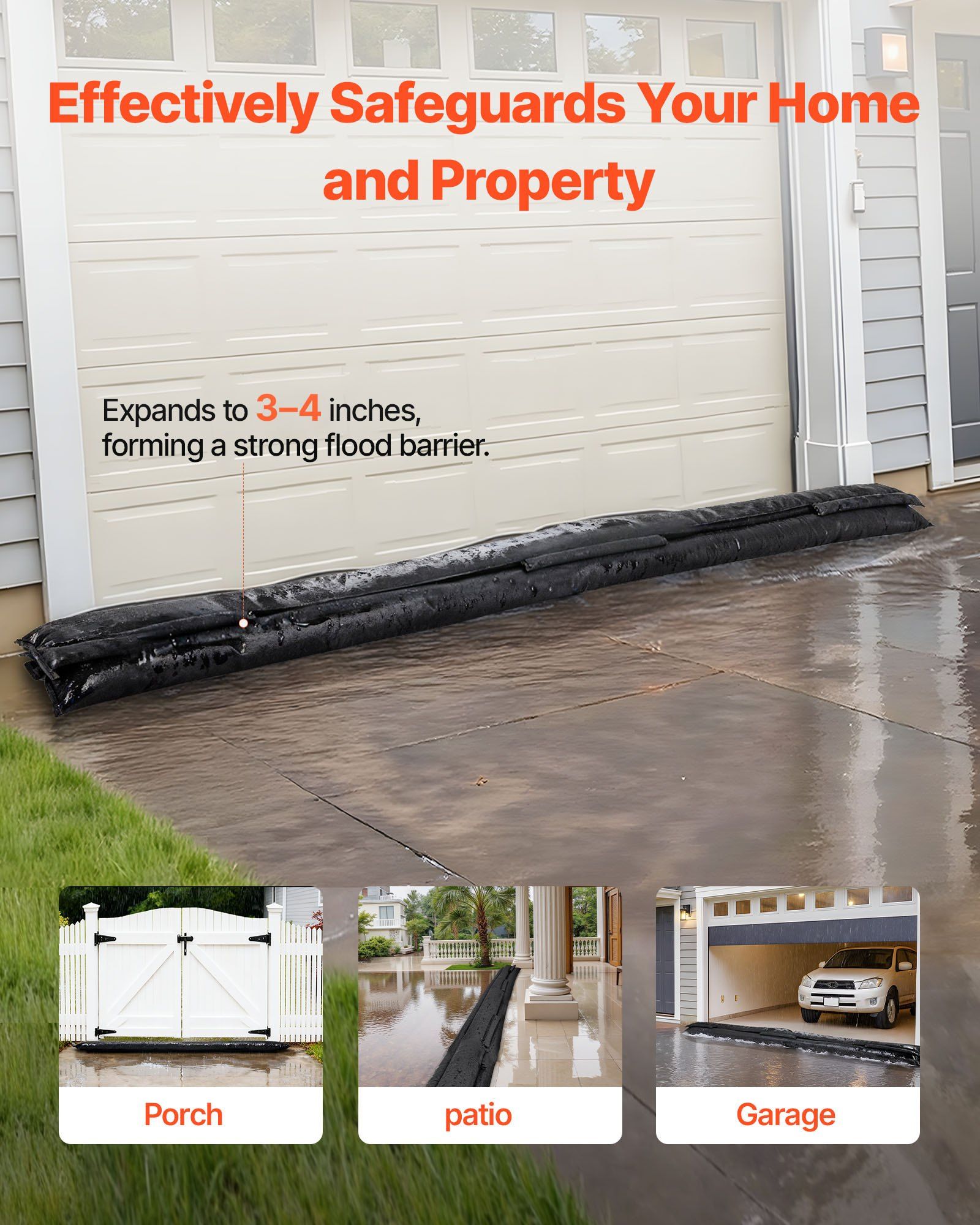 Flood Barrier, 8 Pack, 10 x 0. - Flood Barrier Bag recensie en prijs