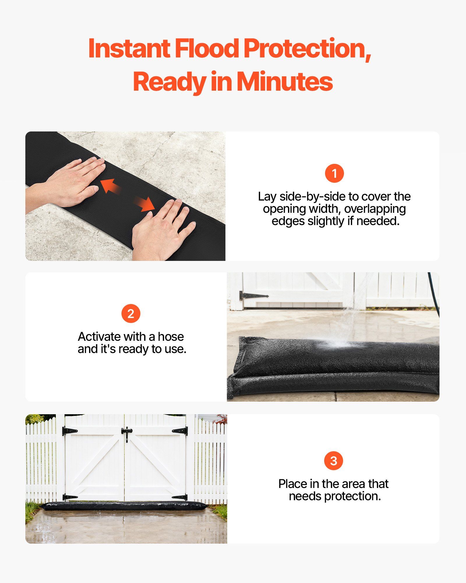 Flood Barrier, 8 Pack, 10 x 0. - Flood Barrier Bag recensie en prijs