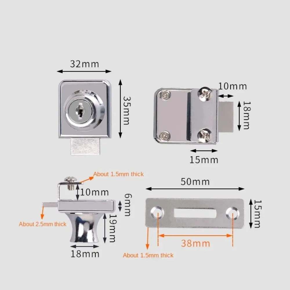 Metal Single Double Swinging G - Medicine Cabinet Lock recensie en prijs