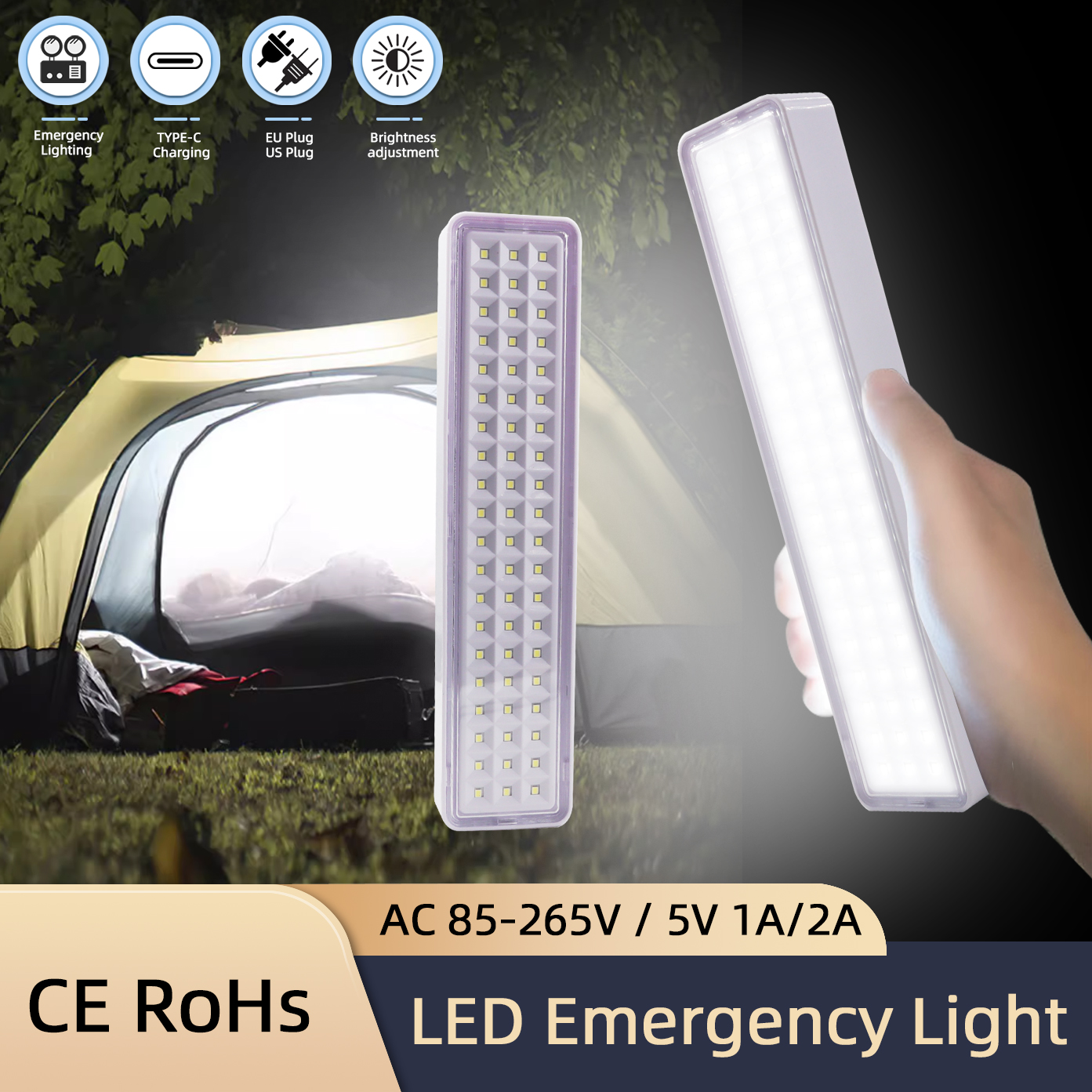 60LED Emergency Fire Fighting  - Power Outage Light recensie en prijs
