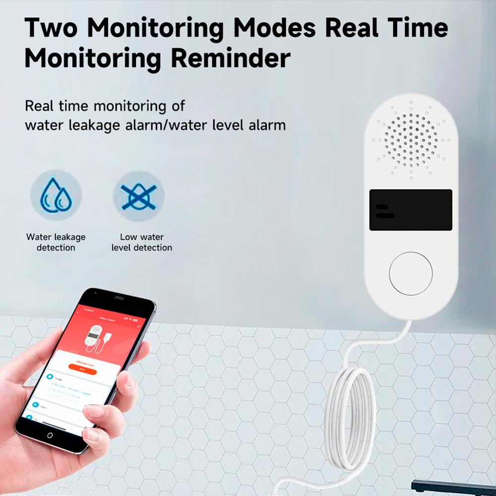 Tuya Wifi Water Leak Detector  - Water Alarm Sensor recensie en prijs