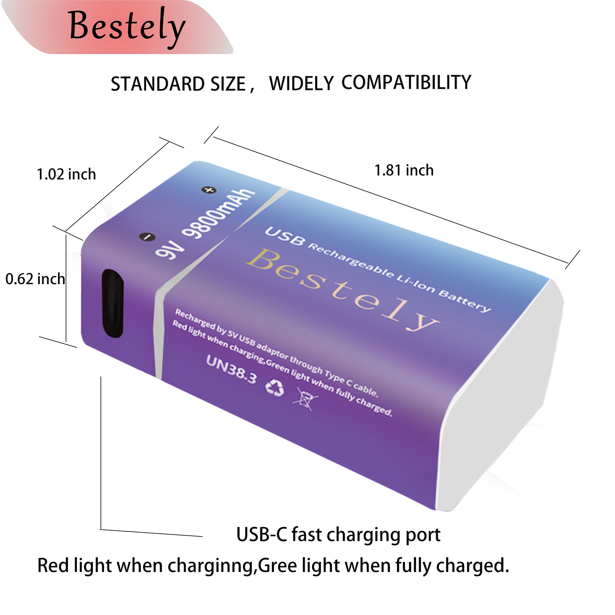 New 9V Rechargeable Li-ion Bat - Smoke Detector Interconnected recensie en prijs