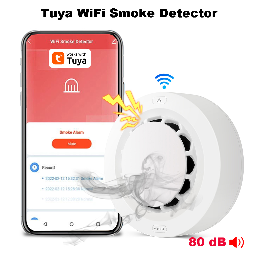 Tuya WiFi Smoke Alarm Fire Pro - Smoke Detector Interconnected recensie en prijs