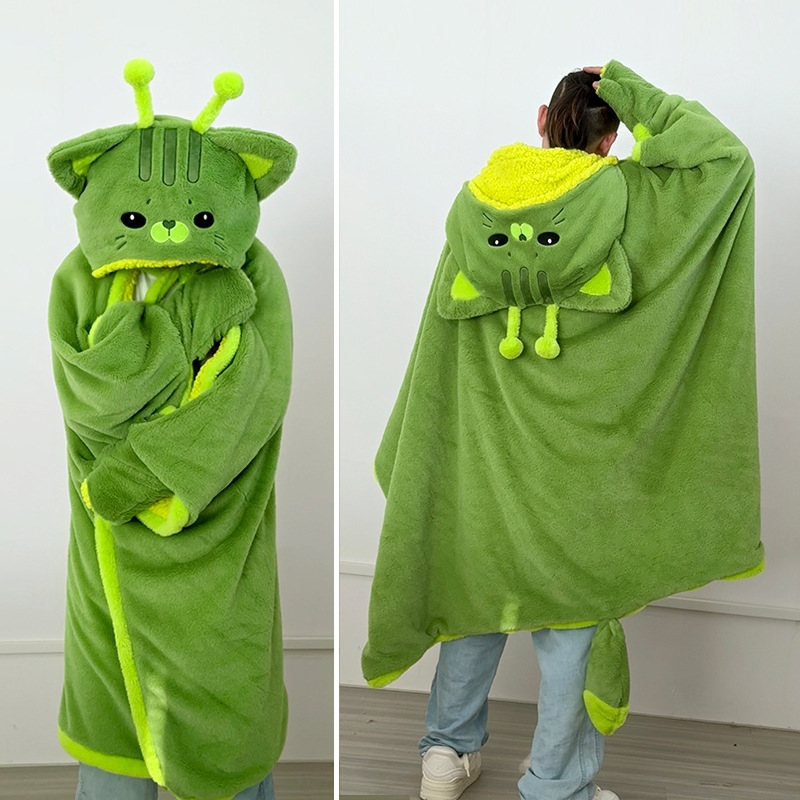 Cartoon Cute Alien Cat Hooded  - Fire Blanket Kitchen recensie en prijs