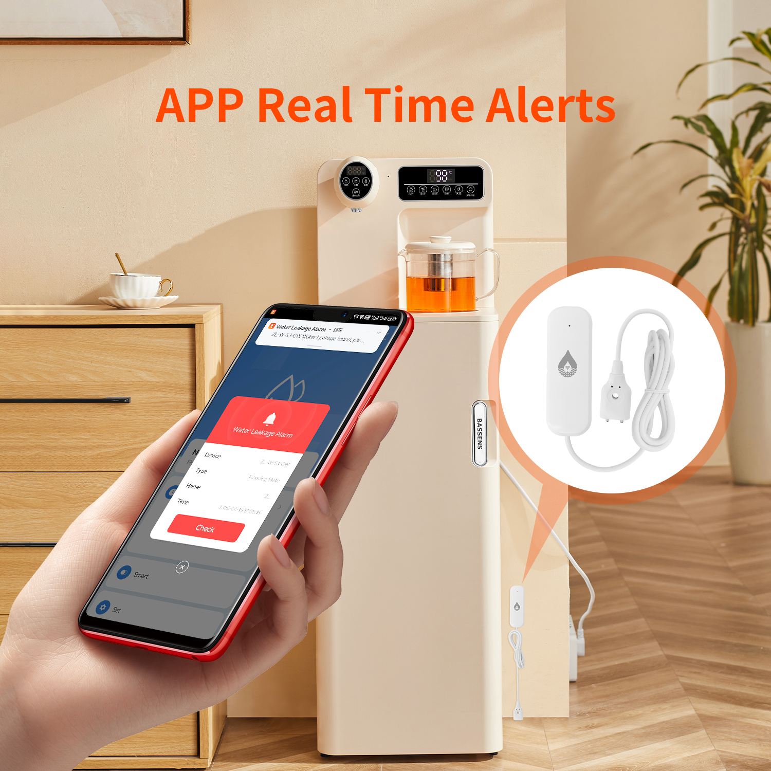 YFK Tuya WiFi Water Leakage Se - Water Alarm Sensor recensie en prijs
