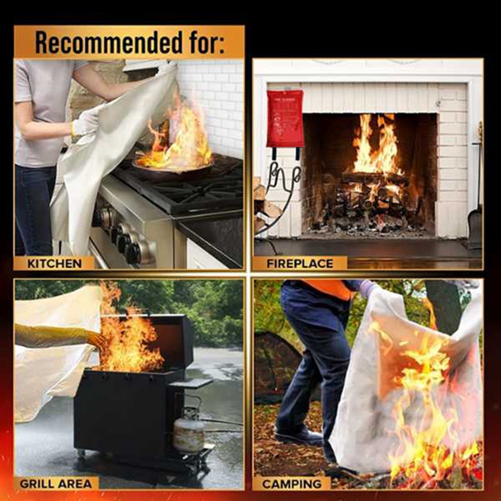 AED2-Emergency Fire Blanket, F - Fire Blanket Kitchen recensie en prijs