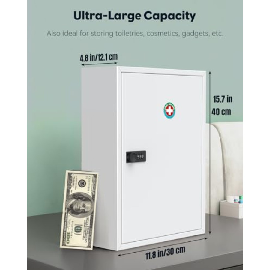 Wall Mount Medicine Cabinet wi - Medicine Cabinet Lock recensie en prijs